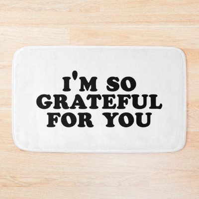 Spencer Barbosa Merch Im So Grateful For You Bath Mat Official Spencer Barbosa Merch