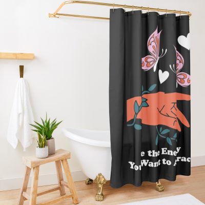 Spencer Barbosa Merch Be The Energy You Want To Attract Shower Curtain Official Spencer Barbosa Merch