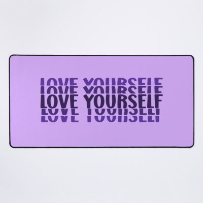 Love Yourself - Purple Mouse Pad Official Cow Anime Merch